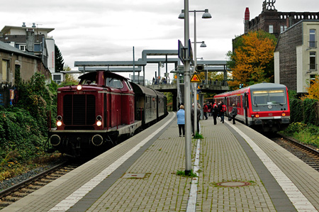 212 007-9 Einfahrt Solingen Grünewald