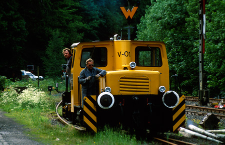 Barmag V-01 Werkslok im Bf. Radevormwald-Dahlhausen Wupper