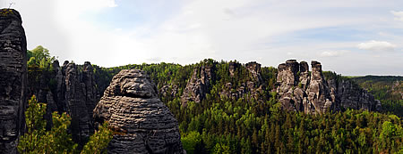 Das Elbsandsteingebirge in der Sächsischen Schweiz