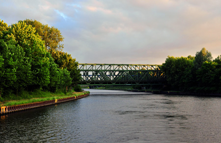 Kanalglühen auf dem Rhein-Herne-Kanal