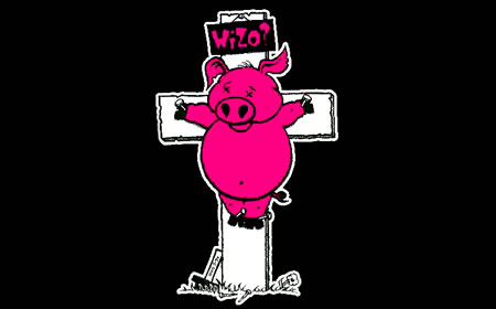 Wizo - Schwein am Kreuz