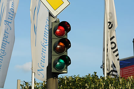 Ampel auf der Neuenkamper Straße