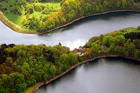 Luftbild Haus Hammerstein - Wuppertalsperre