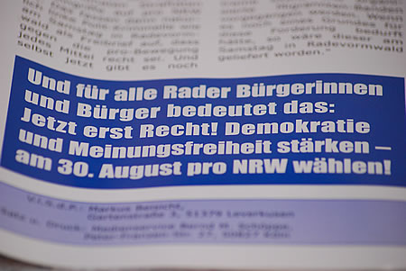 Demokratische Rechtspopulisten pro NRW?