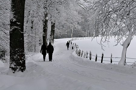 Schneespaziergang