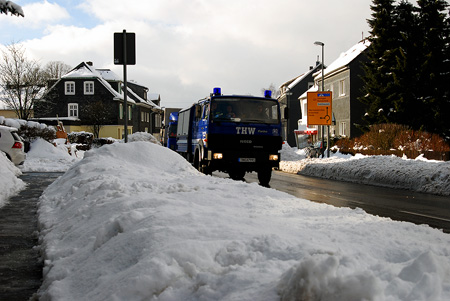 Katastrophenschutz im Schnee