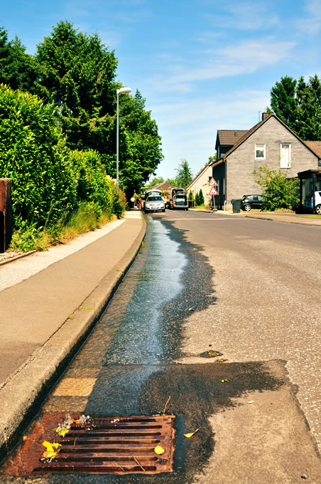 Wasserrohrbruch Kreuzstrasse